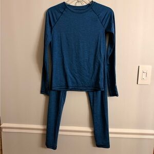 All in Motion Blue Thermal Wear Top and Pant